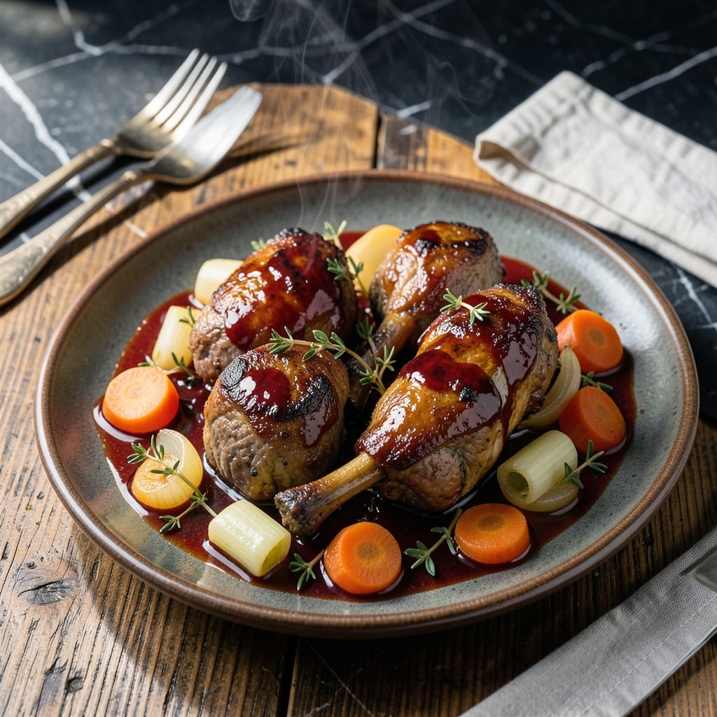 Lamb Shanks Red Wine Recipe Pressure Cooker: Fall-Off-The-Bone Richness in Under an Hour