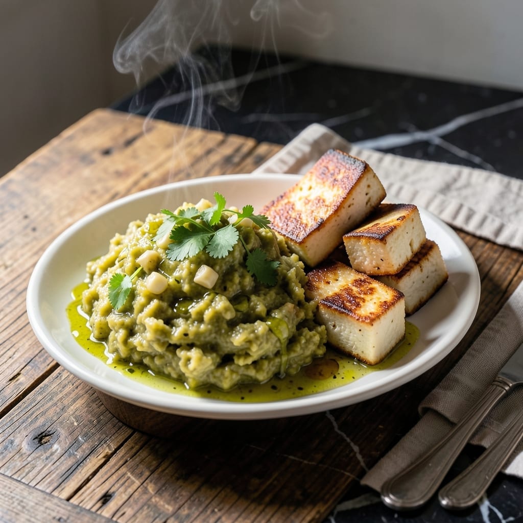 Mofongo Recipe Without Pork Rinds: Puerto Rican Plantain Mash With Crispy Garlic