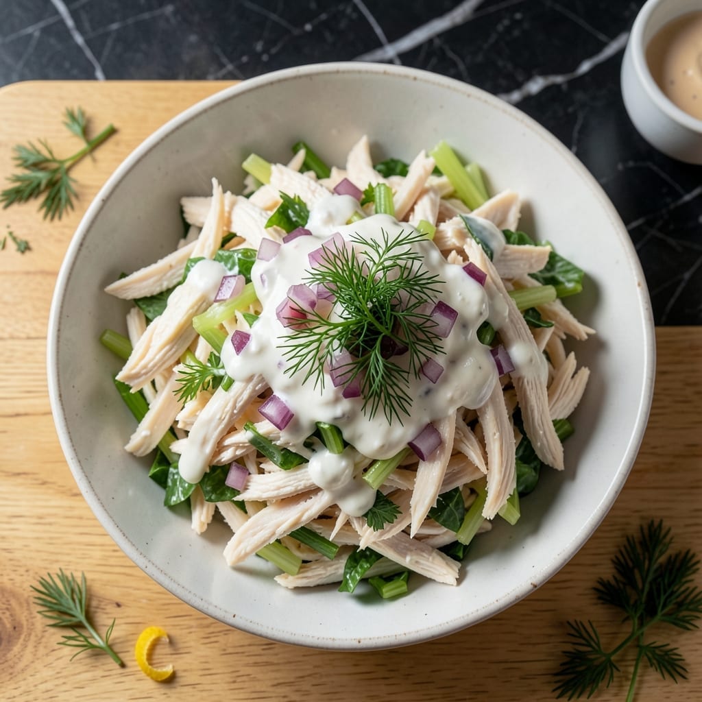 Chicken Salad Recipe Using Sour Cream: Creamy Tang with Fresh Herbs