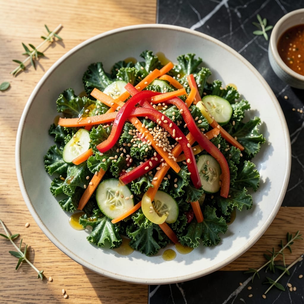 Kale Salad Recipe Sesame Oil: Nutty Crunch With Asian Flair