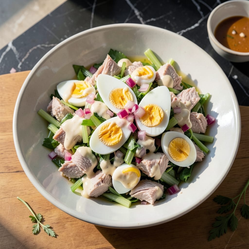 Tuna Salad Recipe With Egg and Mayo: Hard-Boiled Richness in Every Bite