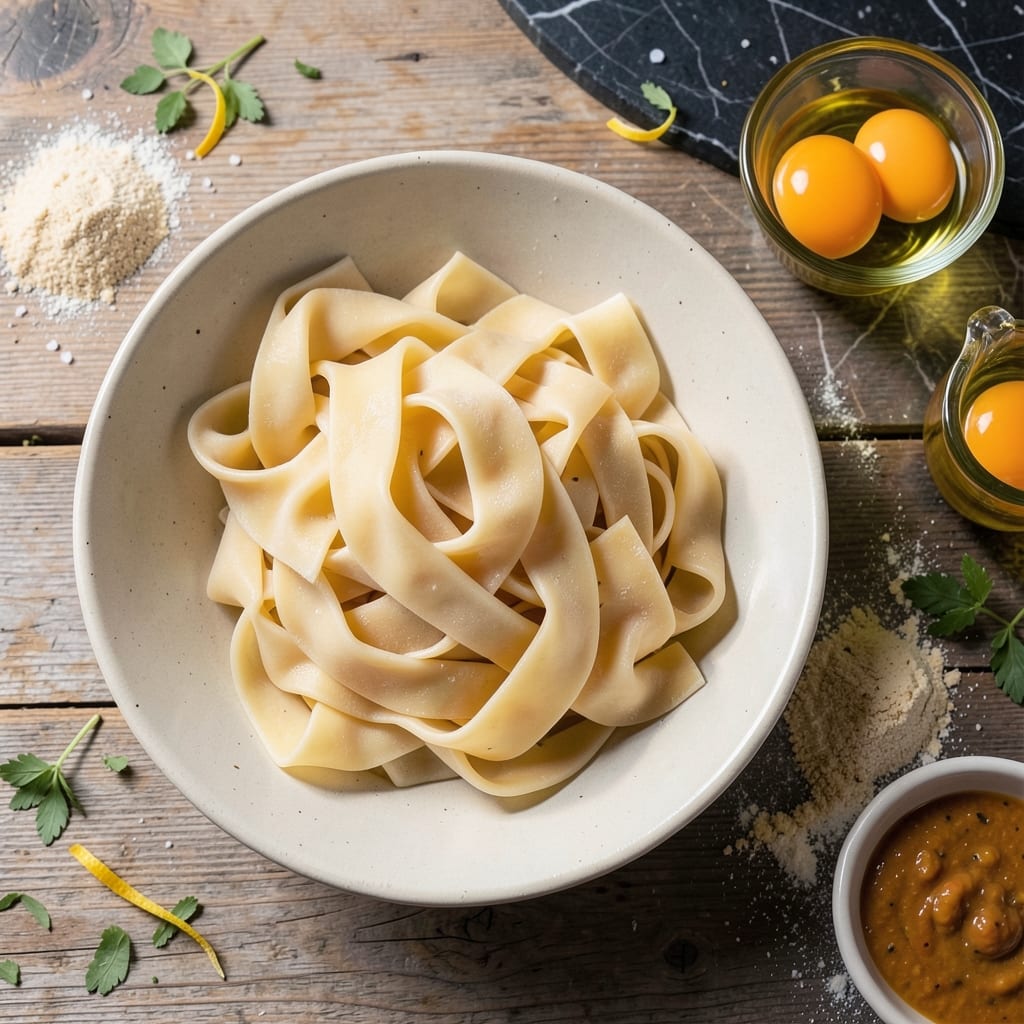 Homemade Italian Pasta Recipe Without Machine: Hand-Kneaded Ribbons of Authenticity