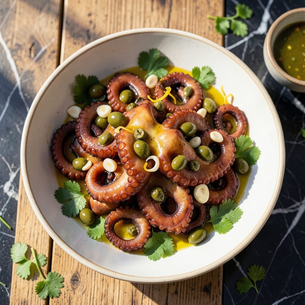 Octopus Salad Recipe Puerto Rico: Island-Style Citrus and Olive Medley