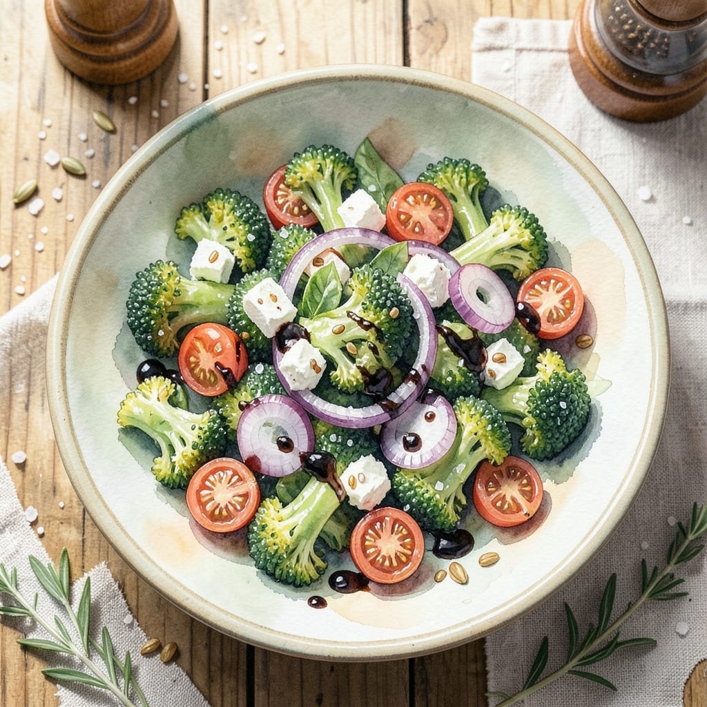 Broccoli Salad Recipe With Balsamic Vinegar: Fresh Crunch and Tangy Zing