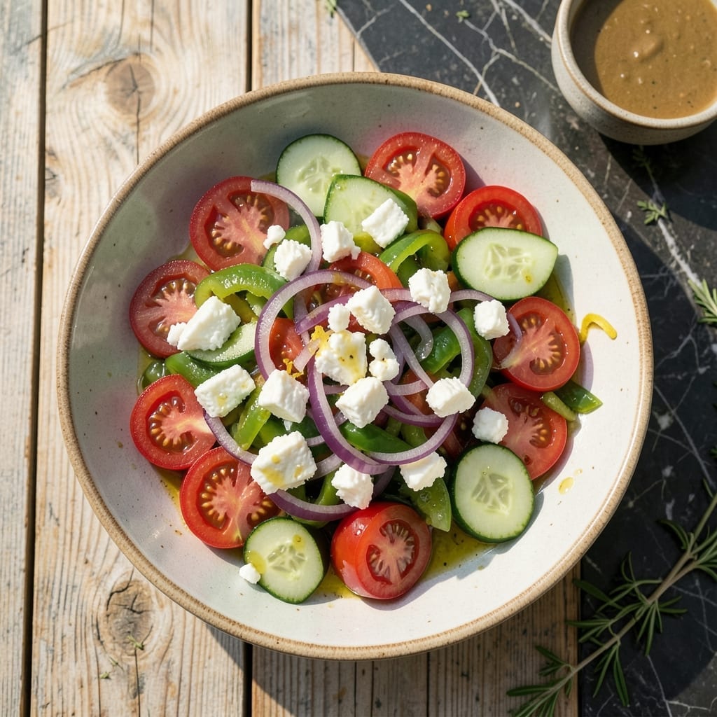 Greek Salad Recipe No Olives: Fresh Mediterranean Crunch Without the Brine
