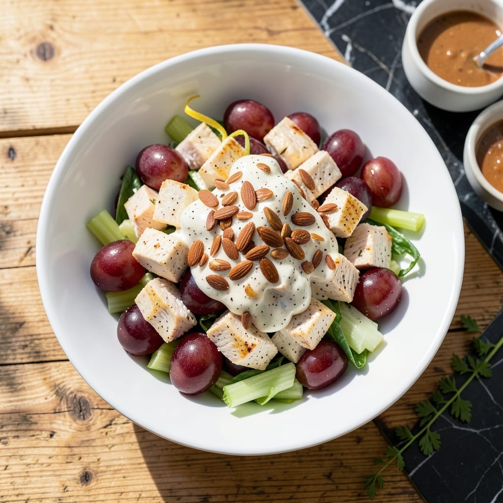 California Chicken Salad Recipe With Grapes: Sweet and Savory Crunch in Every Bite