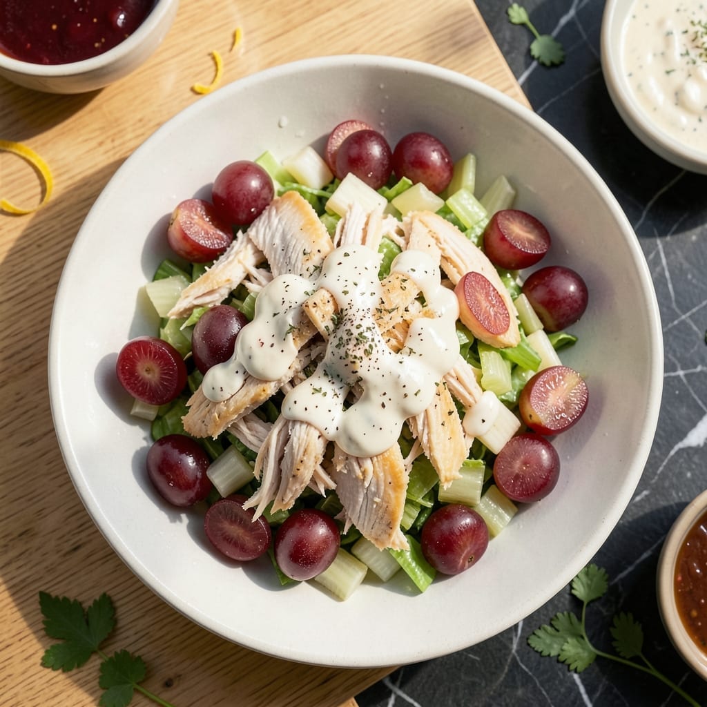 Chicken Salad Recipe With Grapes and Water Chestnuts: Sweet and Crunchy Harmony