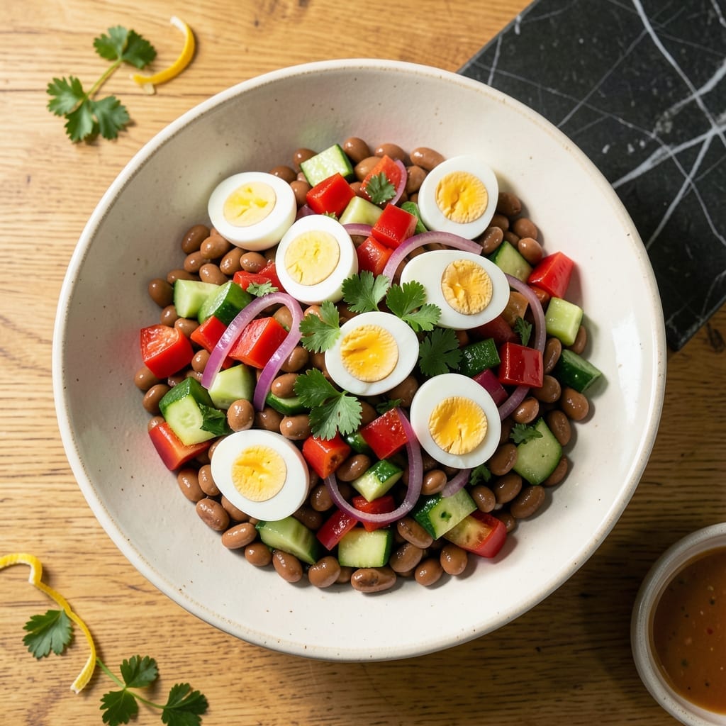 Kidney Bean Salad Recipe With Hard Boiled Eggs: Protein-Packed Picnic Perfection Kidney Bean Salad Recipe With Hard Boiled Eggs: Protein-Packed Picnic Perfection