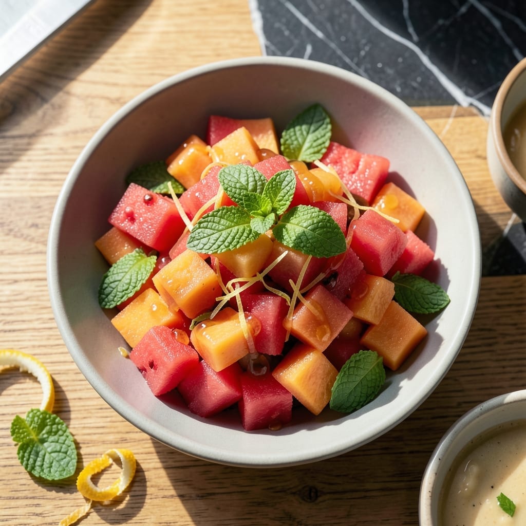 Fruit Salad Recipe With Watermelon And Cantaloupe: Summer Refreshment in Every Bite
