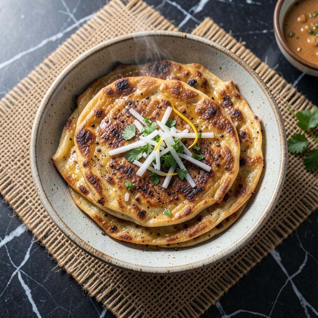 Mooli Paratha Recipe Without Stuffing Indian Style: Spiced Radish Flatbread With Rustic Charm