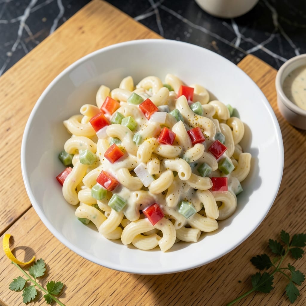 Macaroni Salad Recipe With Milk: Old-Fashioned Creamy Picnic Classic Macaroni Salad Recipe With Milk: Old-Fashioned Creamy Picnic Classic