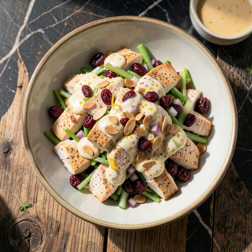 Chicken Salad Recipe With Dried Cranberries: Creamy Almond Crunch