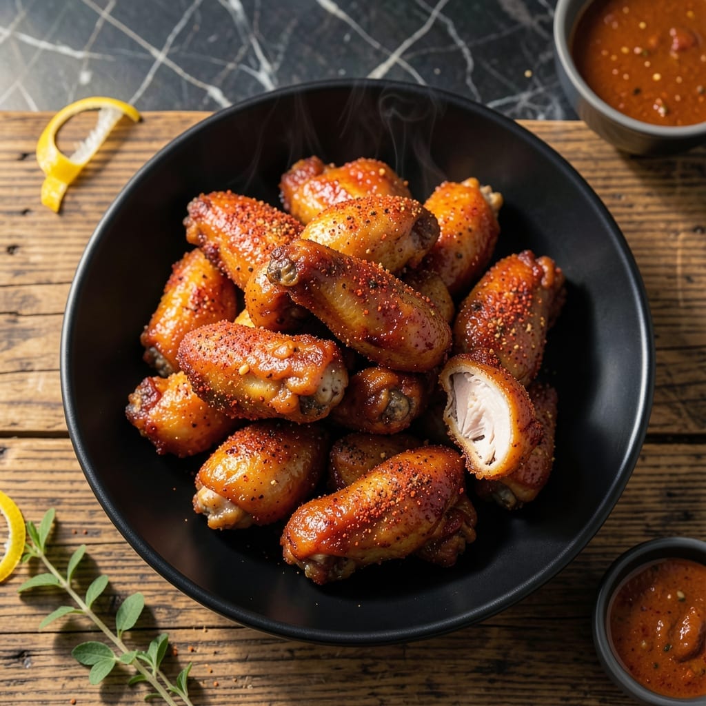 Hot Chicken Wings Recipe Fried: Crispy Spice-Rubbed Heat in Minutes