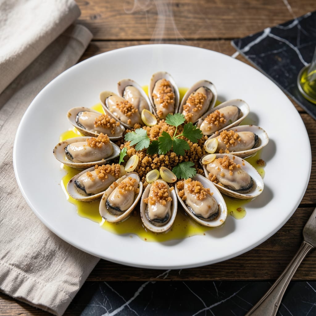 Complete Baked Mussels Without Shell Recipe: Garlic Butter Infused Bites overview image