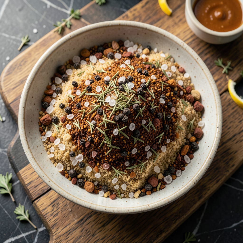 Bald Buck Seasoning Copycat Recipe: Bold Blend for Steaks and Sides illustration with key details