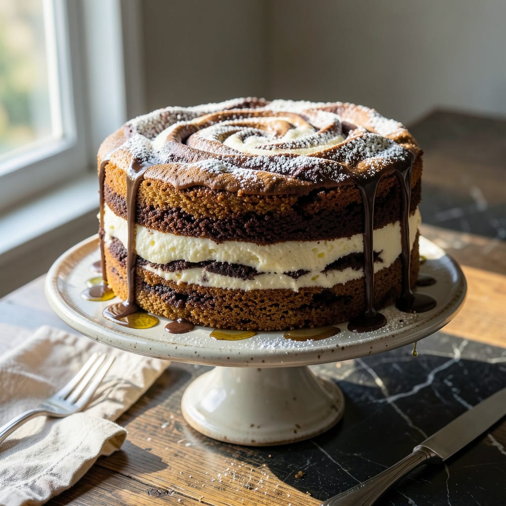 Comprehensive Barefoot Contessa Marble Cake Recipe: Swirled Vanilla and Chocolate Elegance visual reference