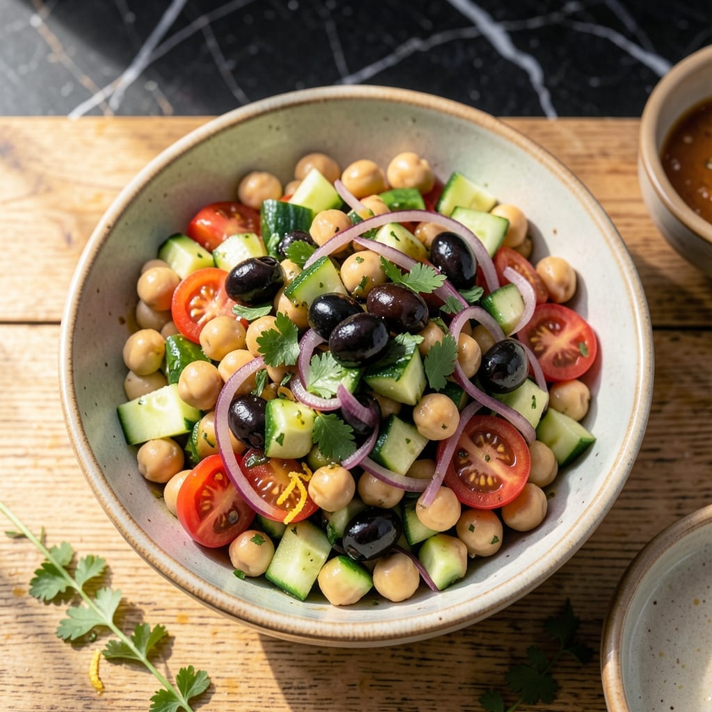 Best Chickpea Salad Recipe Ever: Mediterranean Freshness With Every Forkful Best Chickpea Salad Recipe Ever: Mediterranean Freshness With Every Forkful