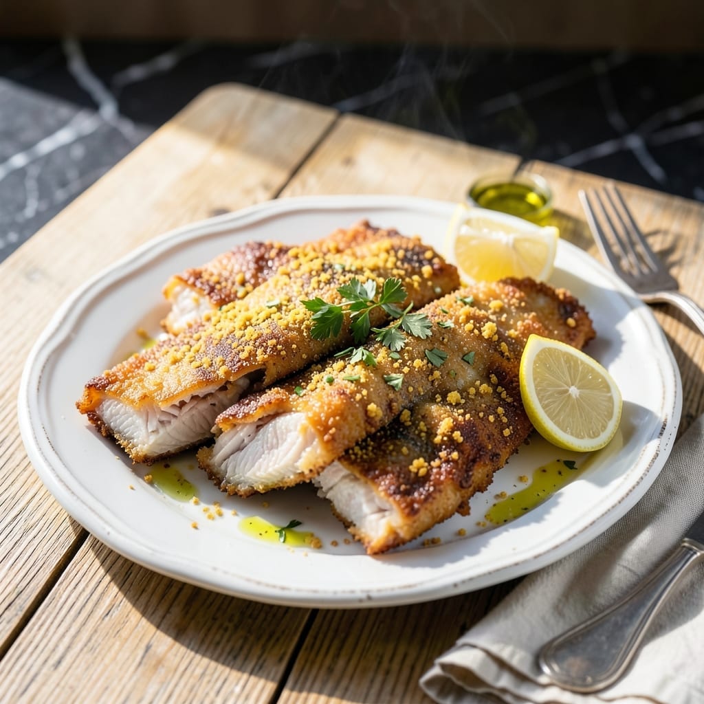 Fried Fish Recipe With Cornmeal And Flour: Crunchy Golden Bites Without the Deep Fryer Fried Fish Recipe With Cornmeal And Flour: Crunchy Golden Bites Without the Deep Fryer