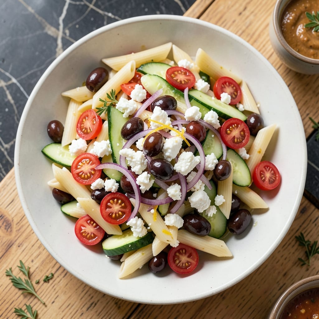 Pasta Salad Recipe Ideas: Mediterranean-Inspired Mix in Minutes Pasta Salad Recipe Ideas: Mediterranean-Inspired Mix in Minutes