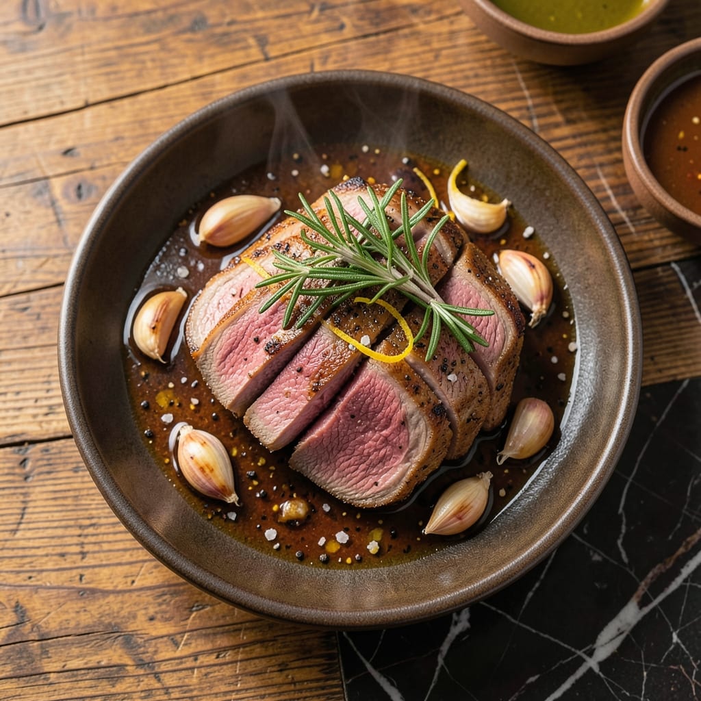 Marinated Roast Beef Recipe Oven: Garlic-Rosemary Infused Even Doneness
