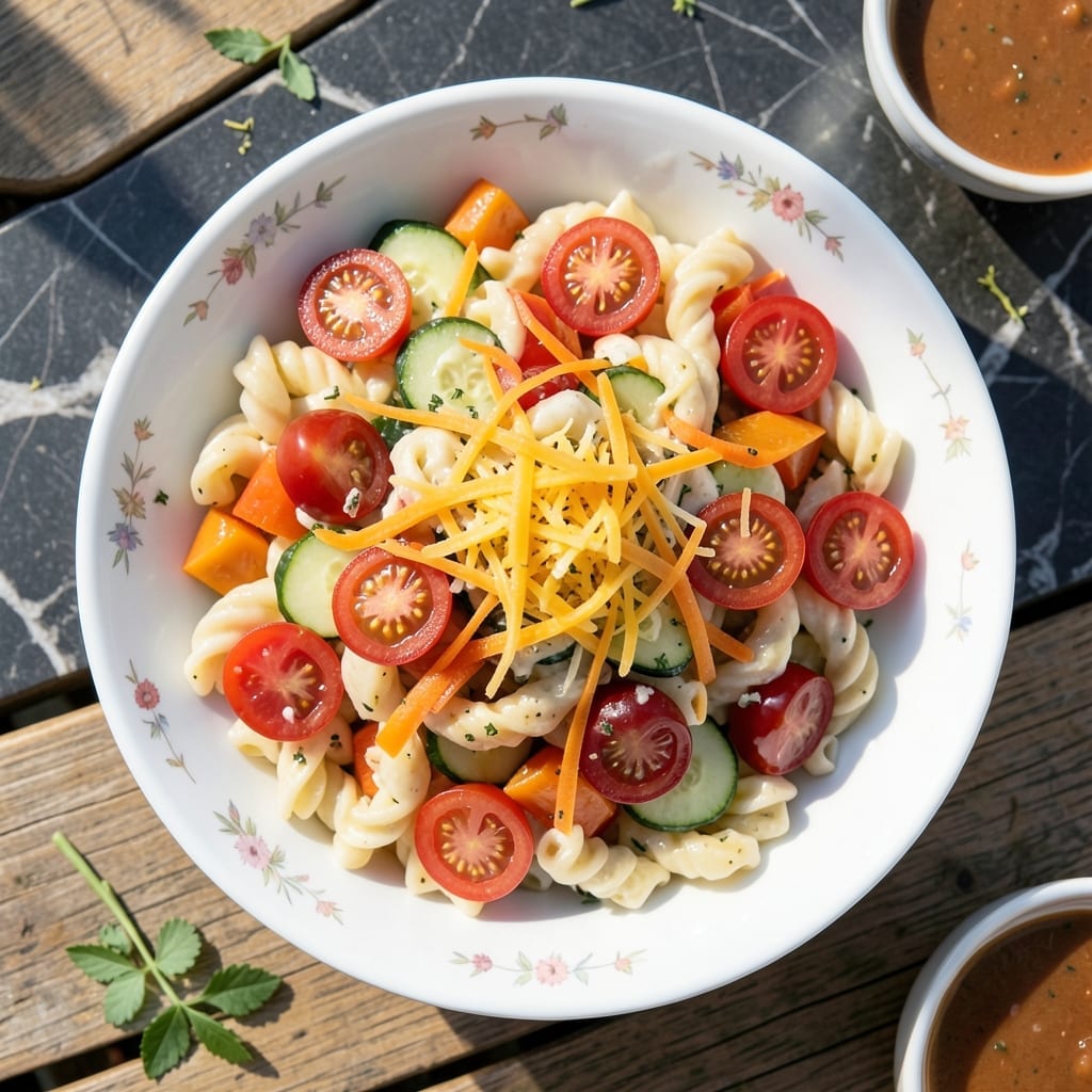 Pasta Salad Recipe Kid Friendly: Rainbow Veggies with Mild Italian Dressing Pasta Salad Recipe Kid Friendly: Rainbow Veggies with Mild Italian Dressing
