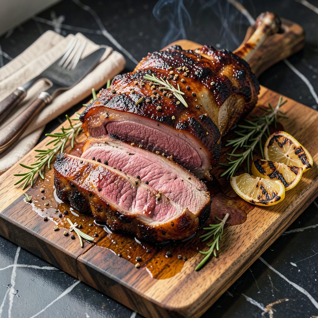 Comprehensive BBQ Lamb Leg Recipe Smoked: Hickory Kissed Tenderness for Epic Feasts visual reference