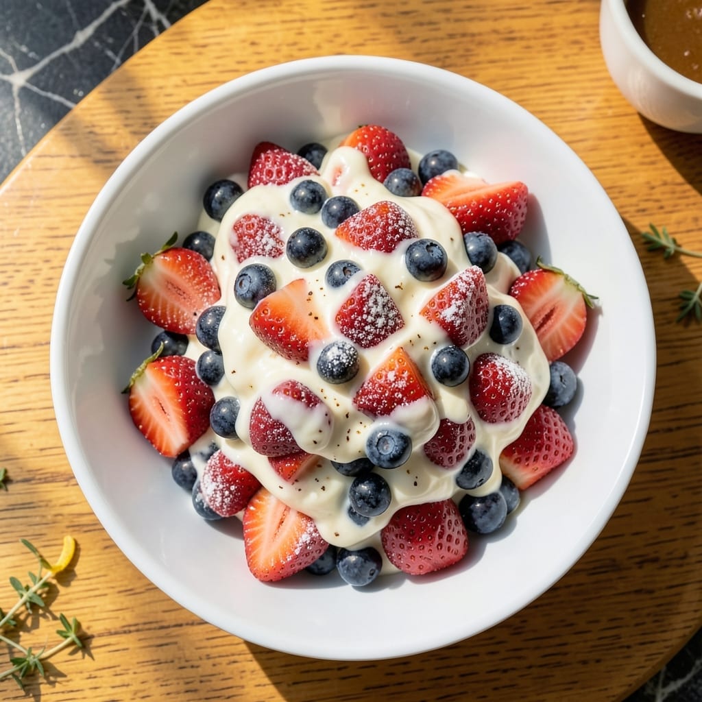 Creamy Fruit Salad Recipe Cream Cheese: Velvety Coating With Fresh Berry Burst