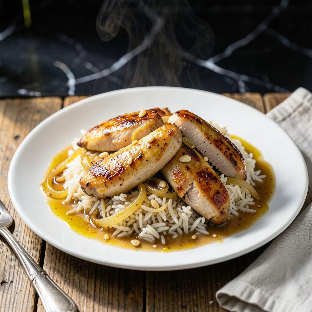 Instant Pot Chicken and Rice Recipe With Frozen Chicken: Set-and-Forget Meal in One Pot