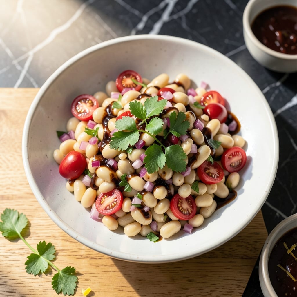 White Bean Salad Recipe Balsamic Vinegar: Mediterranean Freshness With Herbs