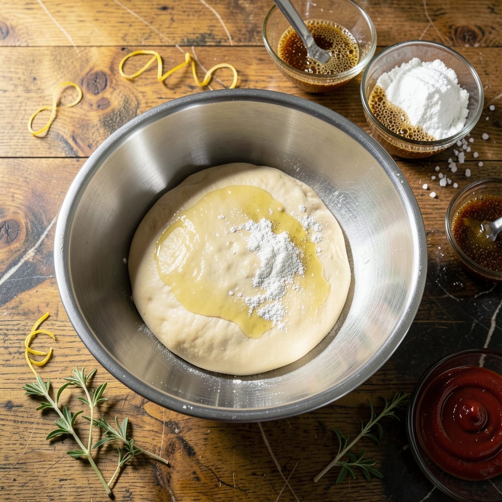 Pizza Dough Recipe Food: Chewy Crust With Airy Bubbles