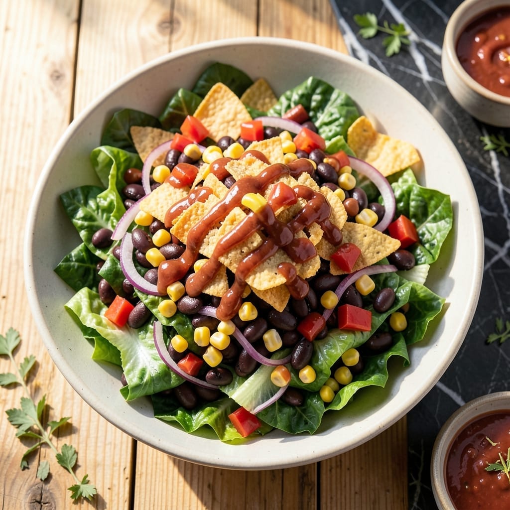 Corn Chip Salad Recipe With Catalina Dressing: Retro Picnic Crunch in a Bowl