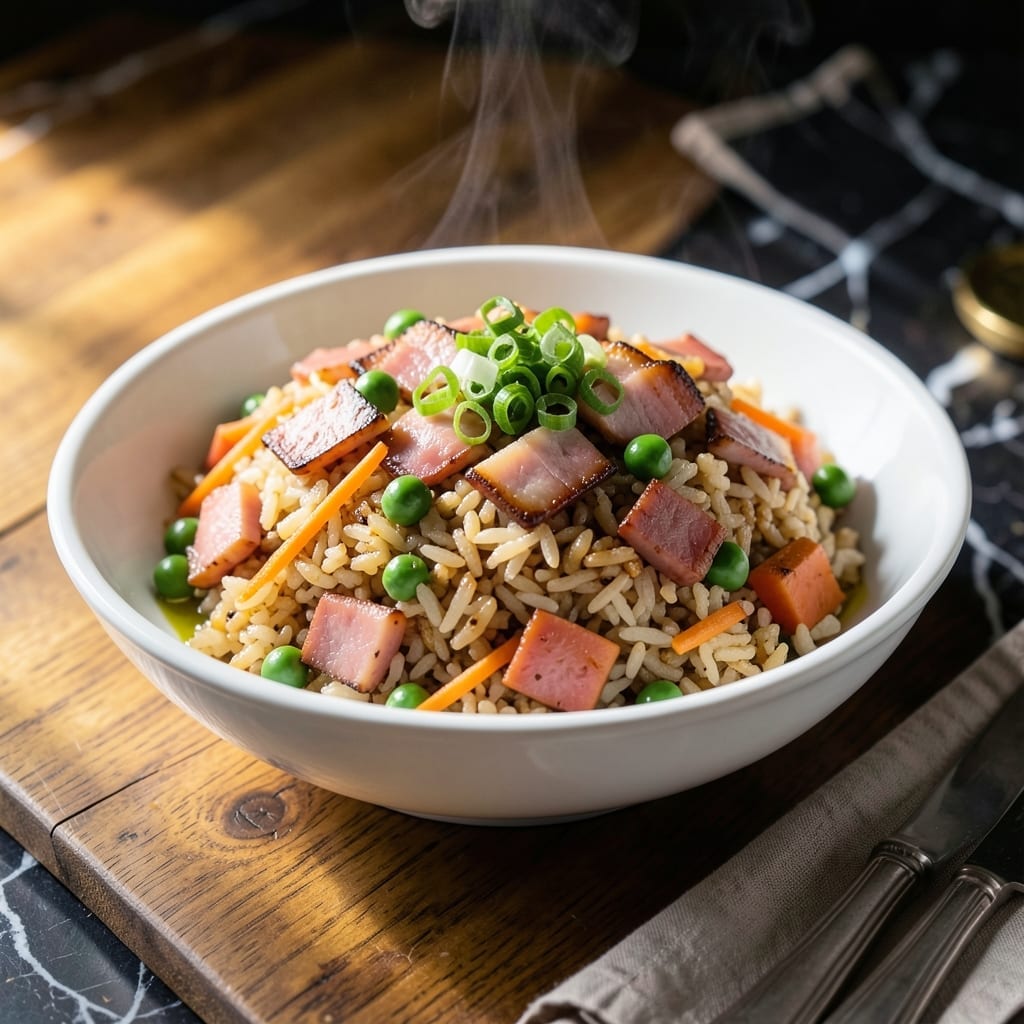 Ham Fried Rice Recipe Chinese: Wok-Charred Savory Bites