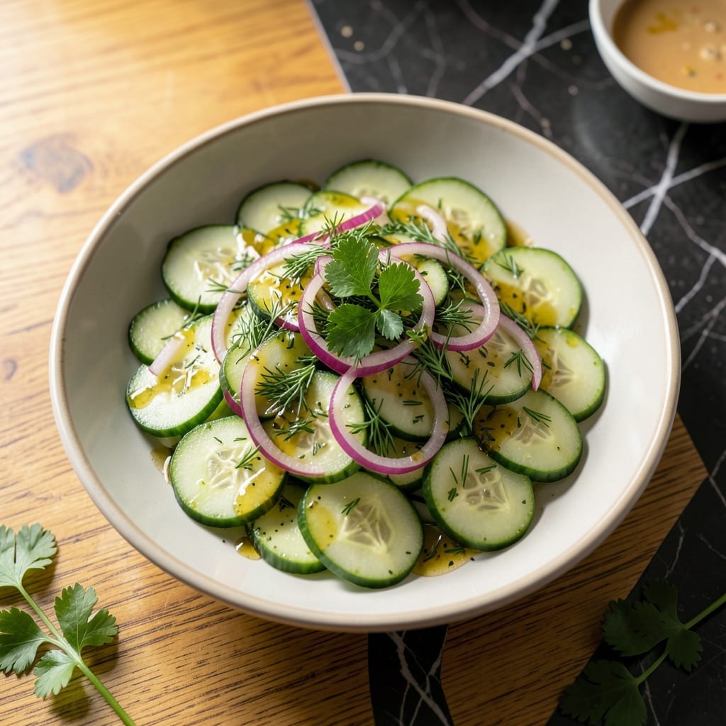 Cucumber Salad Recipe Chart: Refreshing Crunch for Meal Prep