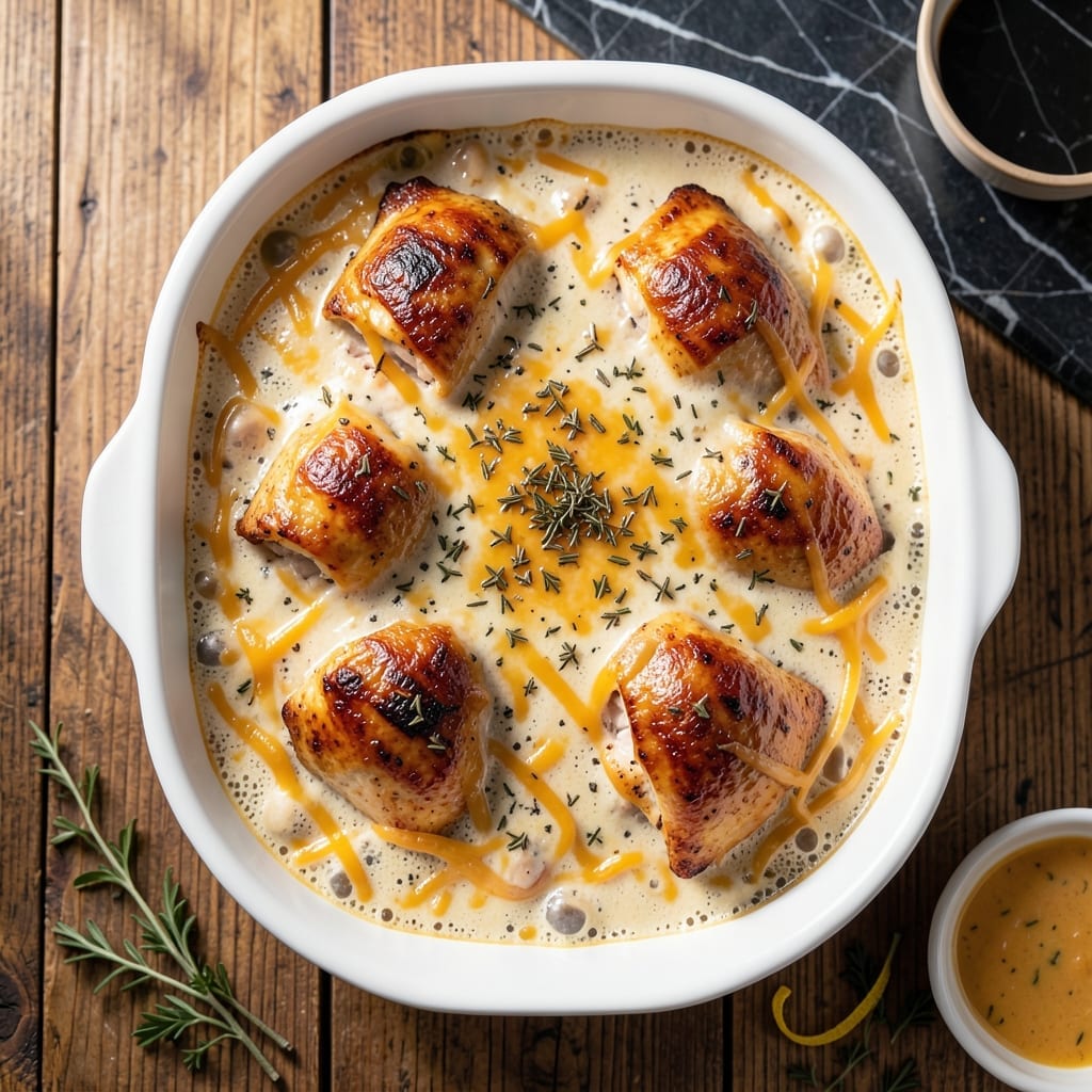 Recipe Boneless Chicken Thighs Casserole: Cheesy Bake with Garlic Herb Infusion Recipe Boneless Chicken Thighs Casserole: Cheesy Bake with Garlic Herb Infusion