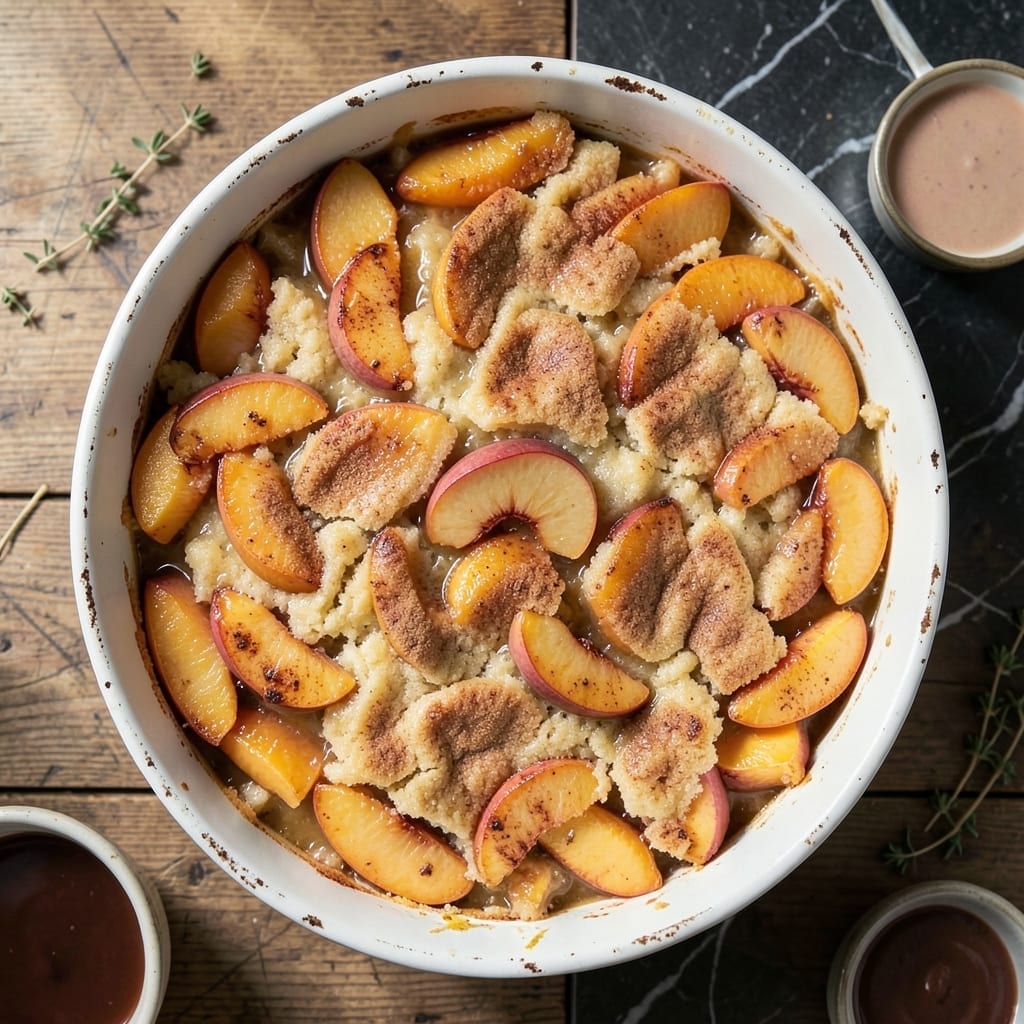 Peach Cobbler Recipe With Cake Mix and Fresh Peaches: Bake in Minutes With Buttery Crust