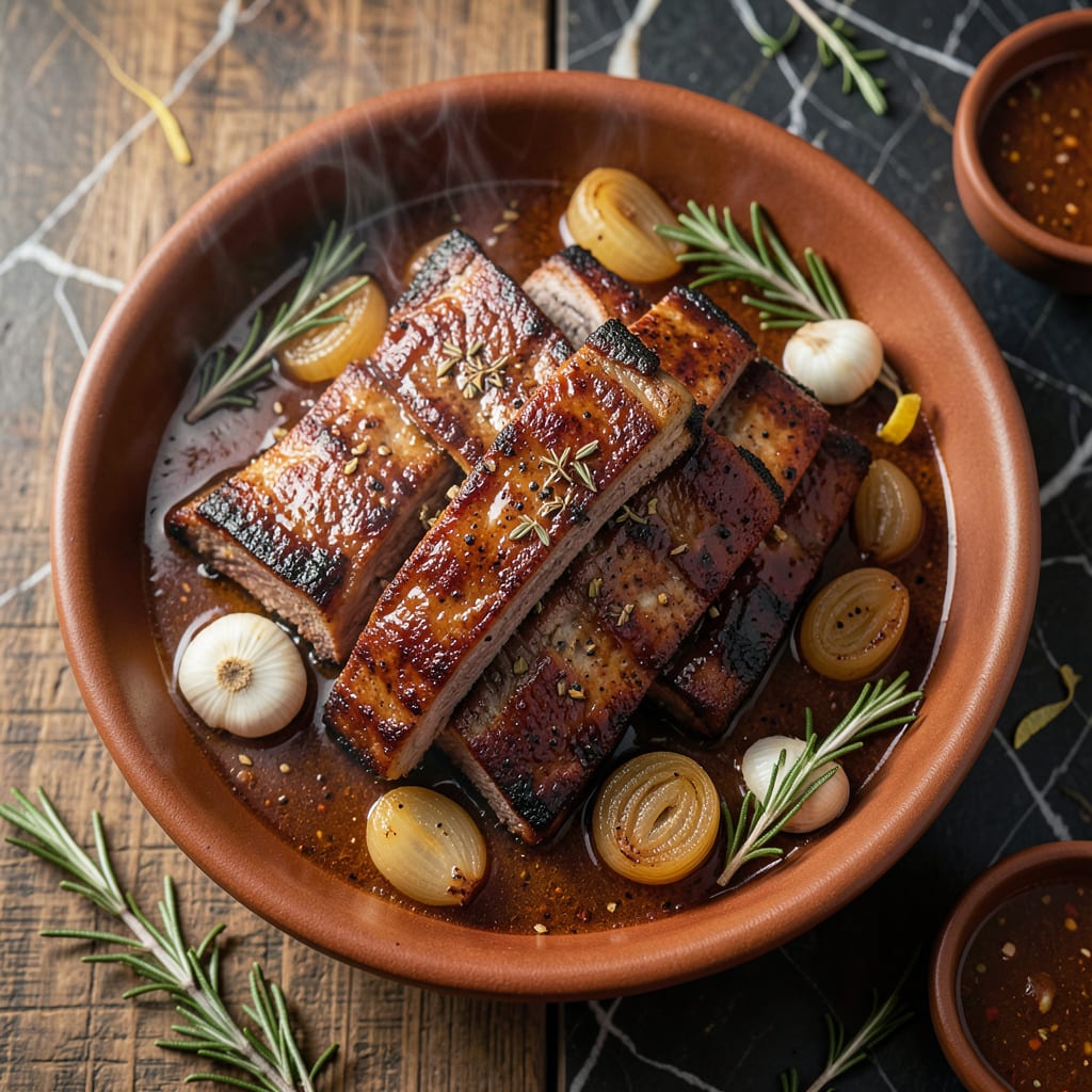 Comprehensive Beef Rib Crockpot Recipe: Hands Off Fall Off The Bone Tenderness visual reference