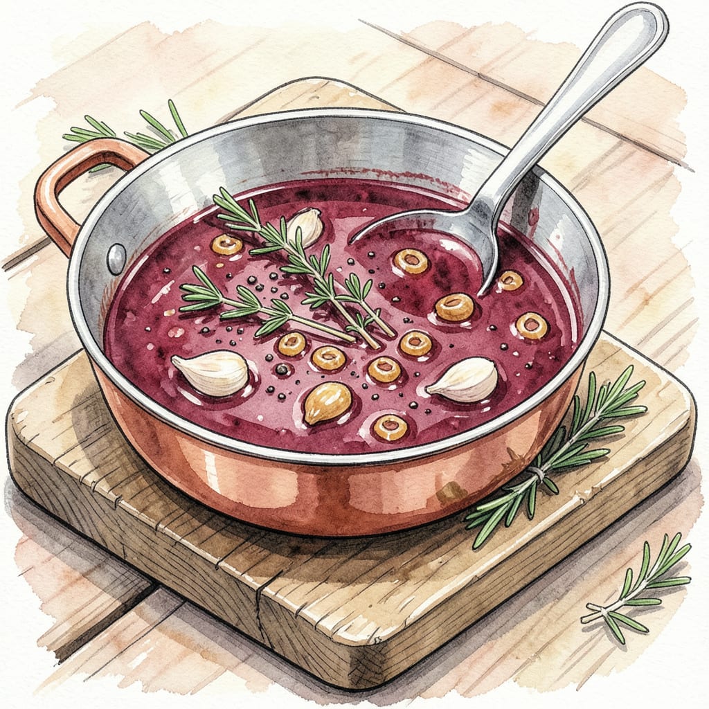 beef tenderloin sauce recipe illustration with key details