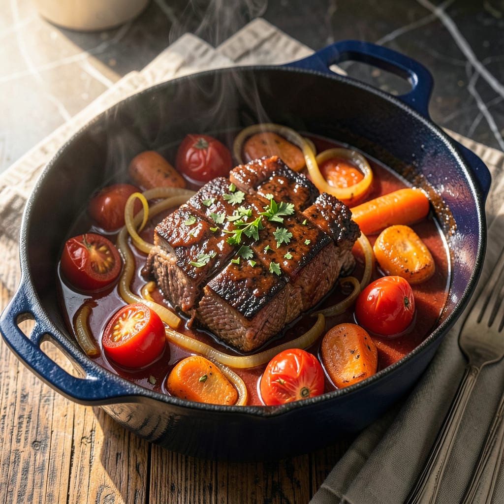 Complete Beefamato Recipe: Italian Braised Beef With Tomato Rich Depth overview image
