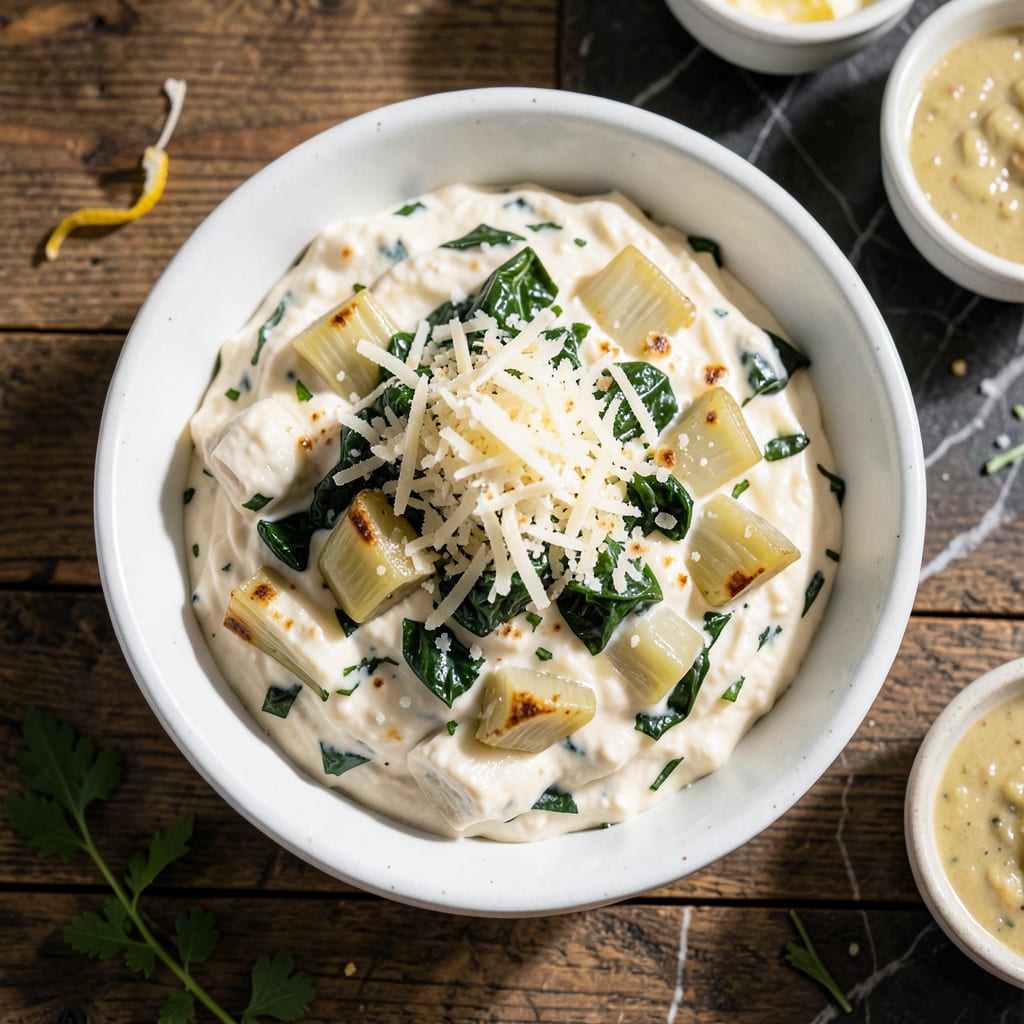 best artichoke dip recipe illustration with key details
