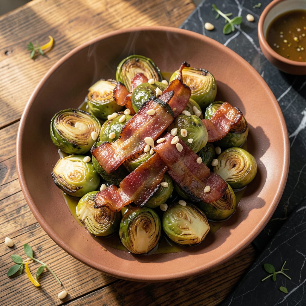 Best Brussel Sprouts and Bacon Recipe: Smoky Crispy Bites detailed visual guide