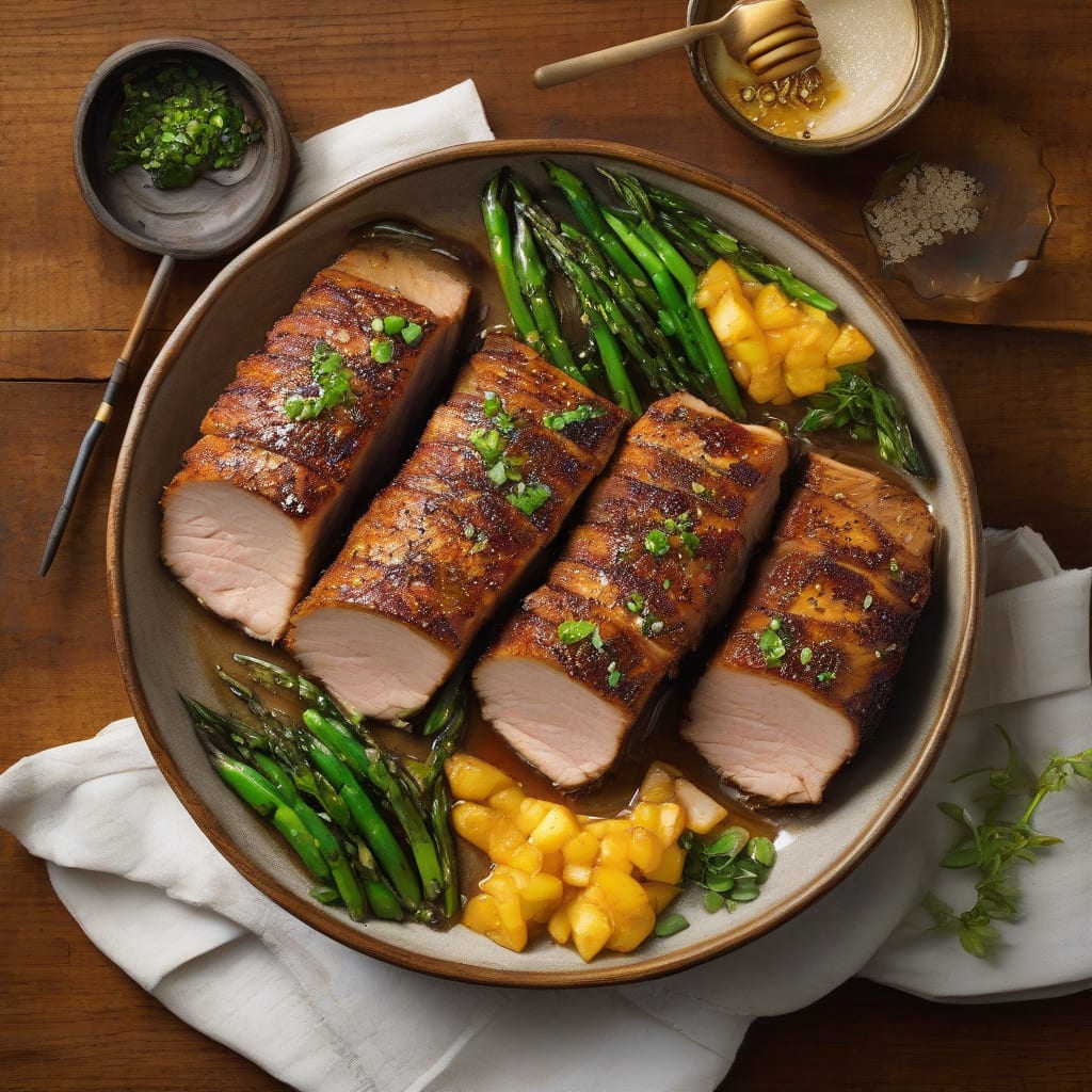 best damn pork loin recipe illustration with key details