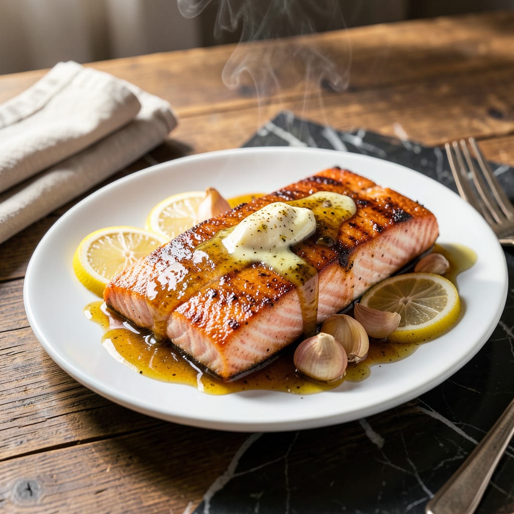 best damn salmon recipe example with annotations