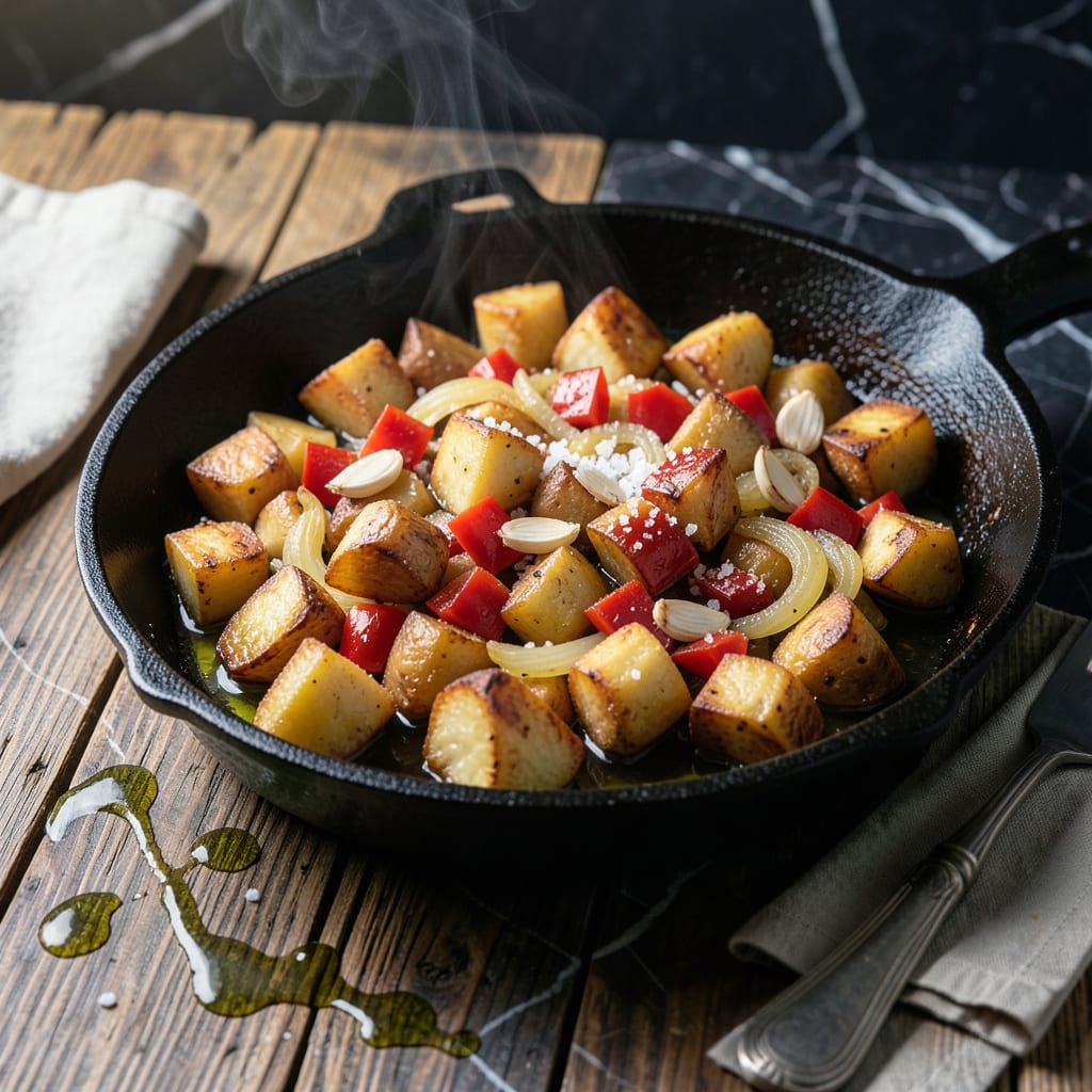 Visual representation of best home fry recipe