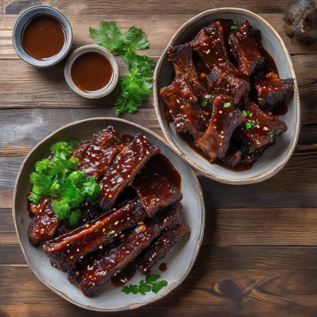 Best Pork Spare Ribs Recipe: Fall Off The Bone Tender Perfection example with annotations
