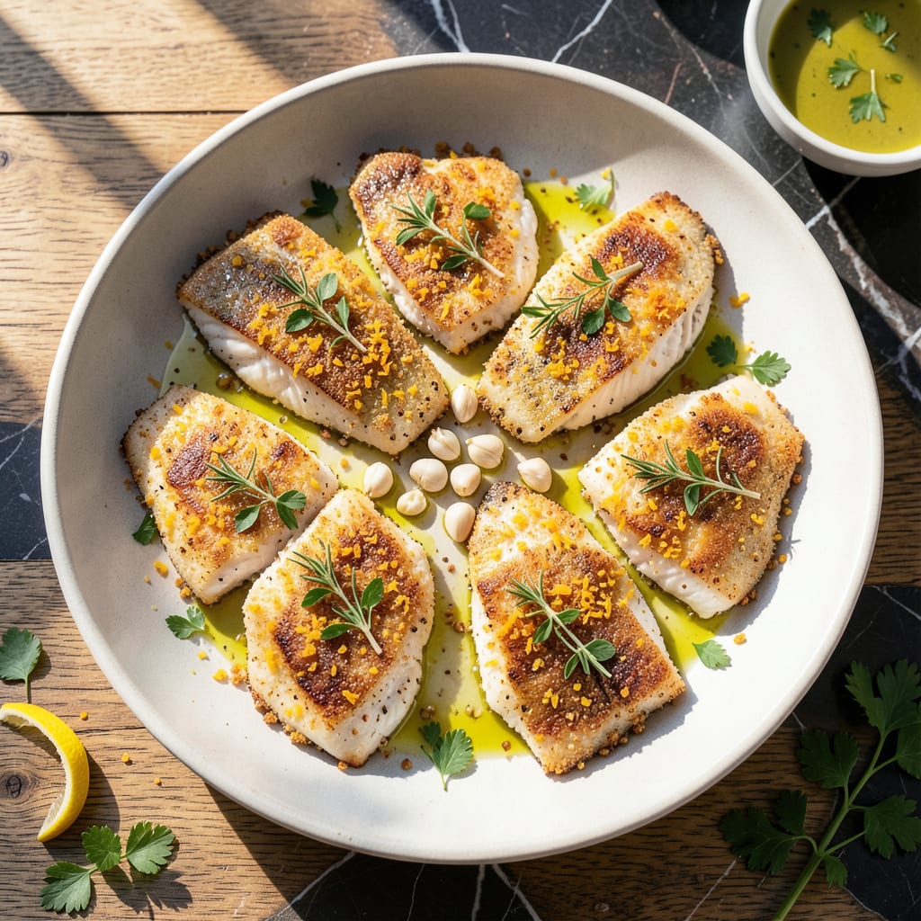 Best Yellowtail Snapper Recipe: Bright Citrus and Herb Crust illustration with key details