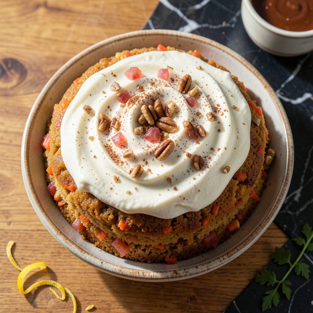 Better Homes and Gardens Carrot Cake Recipe: Moist Layers With Cream Cheese Frosting example with annotations