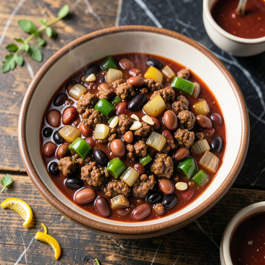 Visual representation of Better Homes and Gardens Chili Recipe: Hearty One Pot Family Favorite