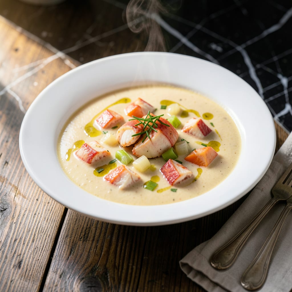 Visual representation of Better Than Bouillon Lobster Bisque Recipe: Luxurious Creamy Indulgence