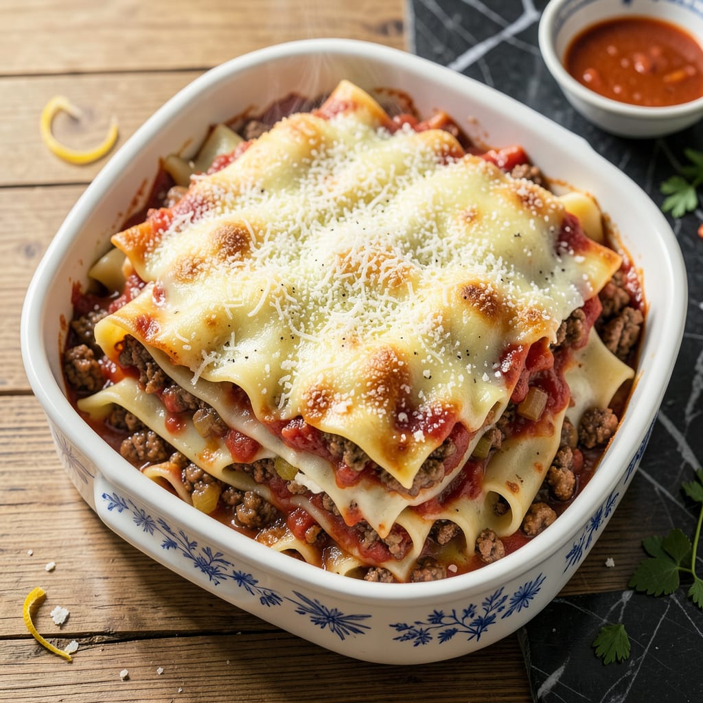 Betty Crocker 1960s Lasagna Recipe: Retro Cheese Layers With Old School Comfort detailed visual guide