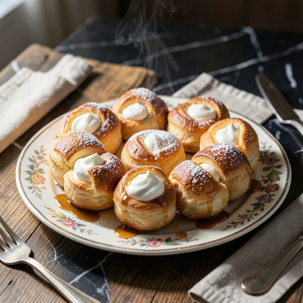 Betty Crocker Cream Puff Recipe: Light Choux Pastry With Vanilla Custard detailed visual guide